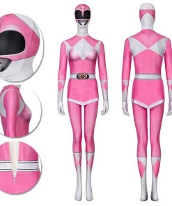OneHeroSuits Expert-level Cosplay Bodysuit & Zentai Pink Power Rangers Cosplay Suit Pink Ranger Spandex Cosplay Costume