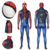 OneHeroSuits Punk-Rock Spidey Suit Hobart Brown Bodysuit With Vest