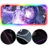 OneHeroSuits Raiden Shogun Mouse Pad Genshin Impact Creative RGB Full Desktop Mouse Pad