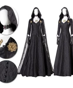 OneHeroSuits Resident Evil Village Cosplay Costumes Daniela Black Cosplay Suit