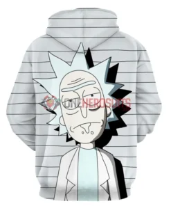 OneHeroSuits Cozy Hoodies Rick And Morty Hoodies Creative 3D Print Pullover Hooded Sweatshirt Ver.2