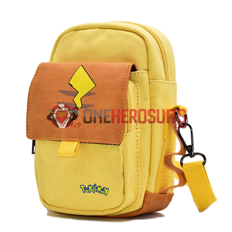 OneHeroSuits Pikachu Printed Belt Bag 3 Pocket For Adults 4 OneHeroSuits Pikachu Printed Belt Bag 3 Pocket For Adults