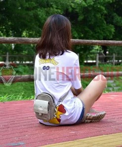 Totoro Smile Printed Waist Bag 3 Pocket - OneHeroSuits Accessories 7 Totoro Smile Printed Waist Bag 3 Pocket - OneHeroSuits Accessories