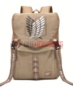 OneHeroSuits Attack On Titan Backpack The Wings Of Freedom Printed Animation Bag Ver.2 Accessories