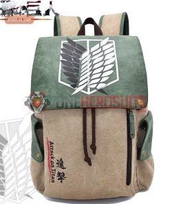OneHeroSuits Attack On Titan Backpack The Wings Of Freedom Printed Animation Bag Accessories