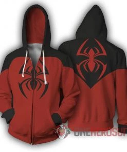 OneHeroSuits Cozy Hoodies Spider-man Hoodies Creative Printed Zip-Up Hooded Sweatshirt Collection