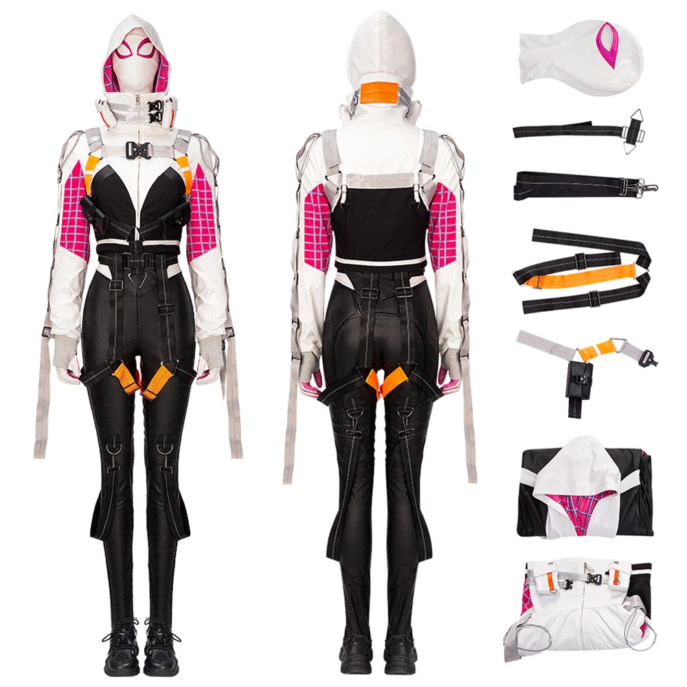 OneHeroSuits Spider Gwen Cosplay Costumes Gwen Upgraded Version Suits 1 OneHeroSuits Spider Gwen Cosplay Costumes Gwen Upgraded Version Suits