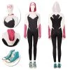 OneHeroSuits Spiderman Gwen Stacy Cosplay Costumes Across The Spider-Verse Cotton Suit