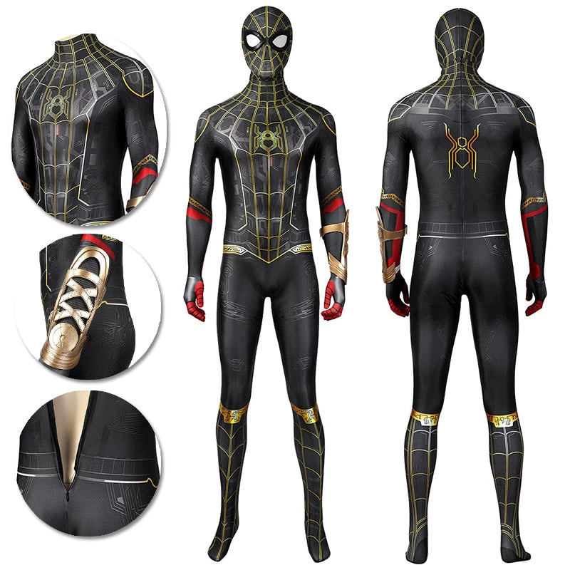 OneHeroSuits Spiderman No Way Home Cosplay Costume Spiderman 3D Printed Spandex Suit Zentai/Jumpsuit 1 OneHeroSuits Spiderman No Way Home Cosplay Costume Spiderman 3D Printed Spandex Suit Zentai/Jumpsuit
