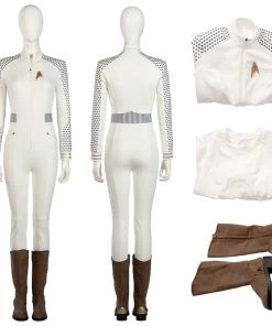 OneHeroSuits Star Trek Cosplay Costumes Nurse Chapel White Top Level Suits