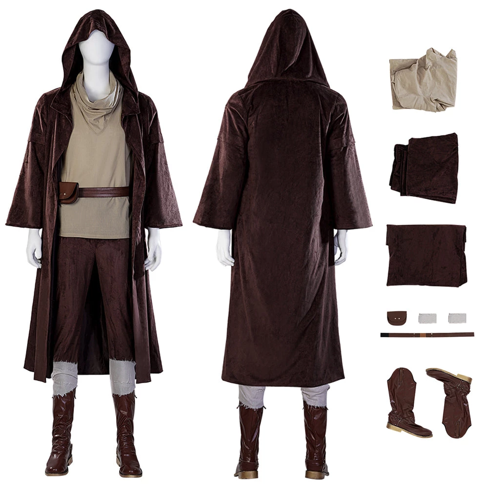 OneHeroSuits Star Wars Cosplay Costumes Obi Wan Kenobi Suits 1 OneHeroSuits Star Wars Cosplay Costumes Obi Wan Kenobi Suits