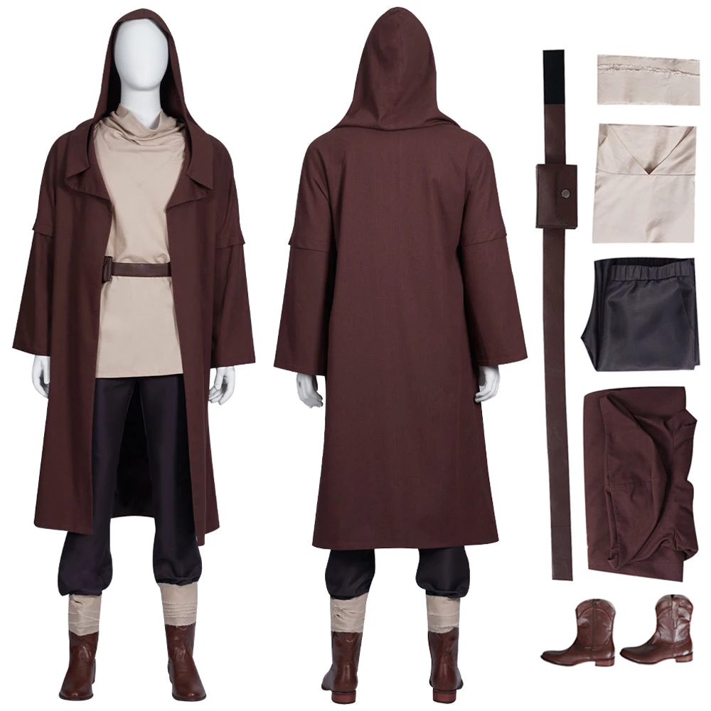 OneHeroSuits Star Wars Obi Wan Kenobi Cosplay Costumes Robes Suits 1 OneHeroSuits Star Wars Obi Wan Kenobi Cosplay Costumes Robes Suits