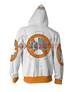 OneHeroSuits Star Wars BB-8 Droids Printing Hoodies Creative 3D Print Hooded Sweatshirt Cozy Hoodies