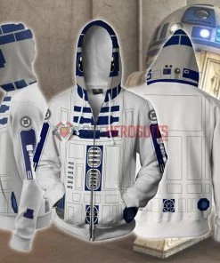 OneHeroSuits Star Wars BB-8 Droids Printing Hoodies Creative 3D Print Hooded Sweatshirt Cozy Hoodies