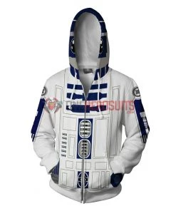 OneHeroSuits Star Wars BB-8 Droids Printing Hoodies Creative 3D Print Hooded Sweatshirt Cozy Hoodies