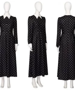 OneHeroSuits The Addams Family Cosplay Costume Wednesday Addams Dress Costumes