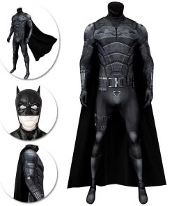 OneHeroSuits Expert-level Cosplay Bodysuit & Zentai The Batman 2021 Cosplay Costume Printed Suit Detail Edition