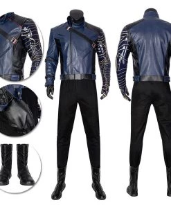 OneHeroSuits The Winter Soldier Cosplay Costumes Bucky Barnes Ver.2 Cosplay Suit