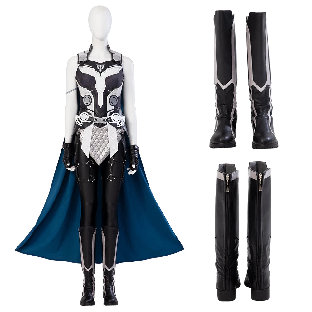 OneHeroSuits Thor 4 Love And Thunder Cosplay Boots Valkyrie Top Level Shoes Costumes 1 OneHeroSuits Thor 4 Love And Thunder Cosplay Boots Valkyrie Top Level Shoes Costumes