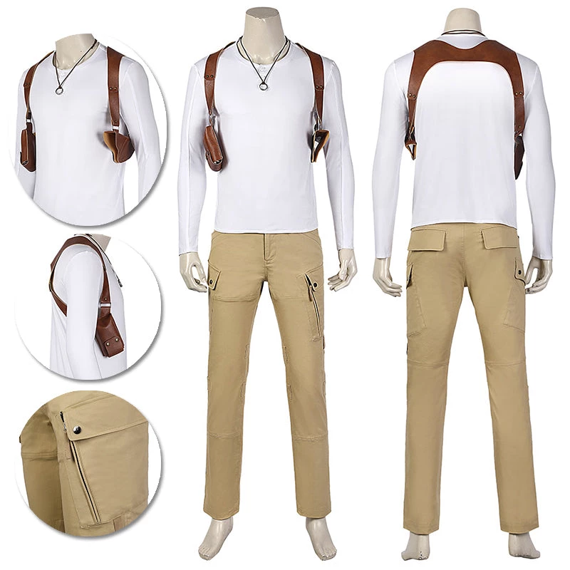 OneHeroSuits Uncharted Cosplay Costume Nathan Drake Cosplay Suit Costumes 1 OneHeroSuits Uncharted Cosplay Costume Nathan Drake Cosplay Suit Costumes