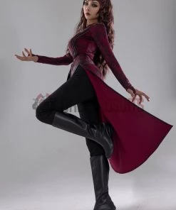 OneHeroSuits Wanda Scarlet Witch Cosplay Costumes In The Multiverse Of Madness Halloween Suits