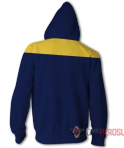 OneHeroSuits X-Men Dark Phoenix Hoodies Creative Printed Zip-Up Hooded Sweatshirt Cozy Hoodies