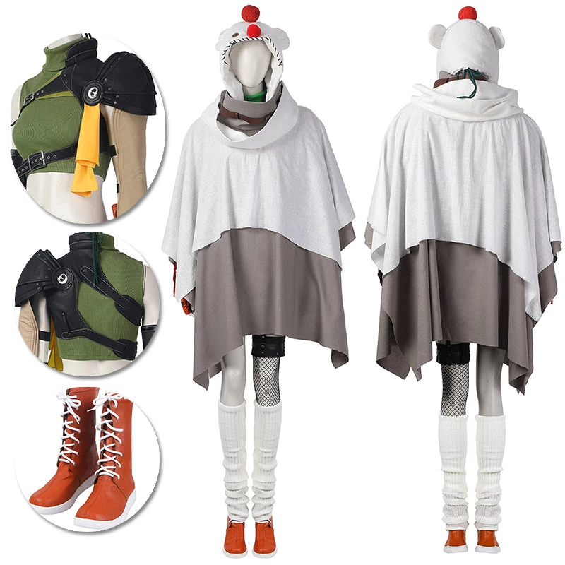 Yuffie Cosplay Costumes FF8 Remastered Intergrade Ver.2 OneHeroSuits 1 Yuffie Cosplay Costumes FF8 Remastered Intergrade Ver.2 OneHeroSuits