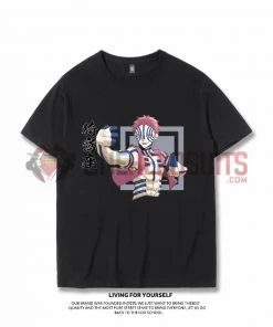 OneHeroSuits Demon Slayer Creative Print Anime Akaza T-shirt