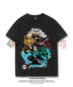 OneHeroSuits Demon Slayer Creative Print Anime T-shirt Seven Colors
