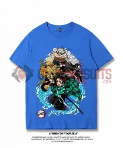 OneHeroSuits Demon Slayer Creative Print Anime T-shirt Seven Colors
