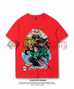 OneHeroSuits Demon Slayer Creative Print Anime T-shirt Seven Colors