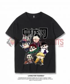 OneHeroSuits Demon Slayer Creative Print Anime T-shirt Five Colors Available