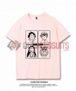 OneHeroSuits Demon Slayer Creative Print Anime T-shirt Three Styles Available