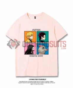 OneHeroSuits Demon Slayer Creative Print Anime T-shirt Three Styles Available