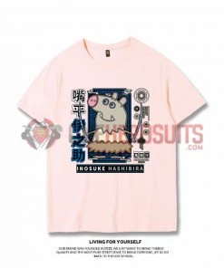 OneHeroSuits Demon Slayer Creative Print Anime Inosuke T-shirt Two Styles Available