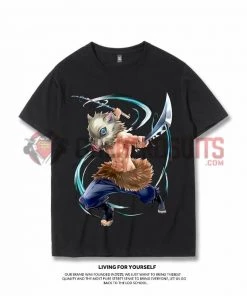 OneHeroSuits Demon Slayer Creative Print Anime Inosuke T-shirt Four Characters Available