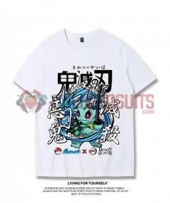OneHeroSuits Demon Slayer Creative Print Anime Inosuke Character Combination T-shirt