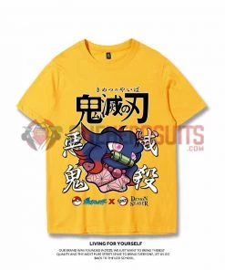 OneHeroSuits Demon Slayer Creative Print Anime Inosuke Character Combination T-shirt