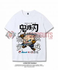 OneHeroSuits Demon Slayer Creative Print Anime Inosuke Character Combination T-shirt