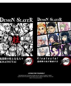 OneHeroSuits Demon Slayer Creative Print Anime T-shirt Kyoujurou/Giyuu/Kochou Shinobu