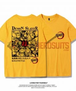 OneHeroSuits Demon Slayer Creative Print Anime T-shirt Kyoujurou/Giyuu/Kochou Shinobu