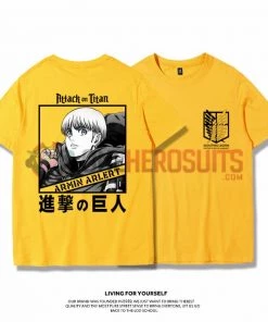 OneHeroSuits Attack On Titan Creative Print Anime T-shirt Eren/Mikasa/Armin