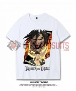 OneHeroSuits Attack On Titan Creative Print Anime T-shirt Eren/Levi