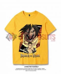 OneHeroSuits Attack On Titan Creative Print Anime T-shirt Eren/Levi
