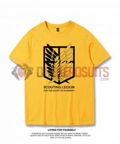 OneHeroSuits Attack On Titan Creative Print Anime Wings Of Liberty T-shirt