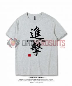 OneHeroSuits Attack On Titan Creative Print Anime Wings Of Liberty T-shirt