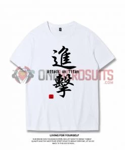 OneHeroSuits Attack On Titan Creative Print Anime Wings Of Liberty T-shirt