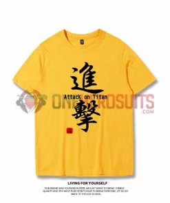 OneHeroSuits Attack On Titan Creative Print Anime Wings Of Liberty T-shirt