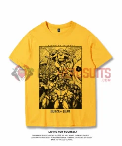 OneHeroSuits Attack On Titan Creative Print Anime The Nine Titan T-shirt