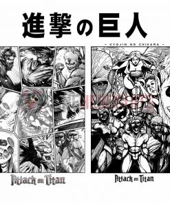 OneHeroSuits Attack On Titan Creative Print Anime The Nine Titan T-shirt